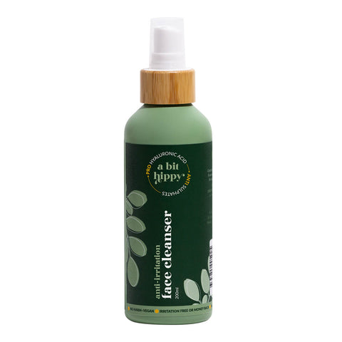 200ml pump bottle of A Bit Hippy Face Cleanser.