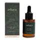 30ml dropper bottle of ashaya Re-Glow Face Oil next to its box, a formula designed to support the skin during the perimenopausal and menopausal years. This nutrient-rich botanical oil is infused with precious ingredients to help address the visible signs of aging, dark spots, dryness, and inflammation. Gently scented to soothe you throughout perimenopause. Suitable for all skin types.