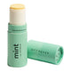 7g tube of Butt Naked Body Lip Balm in Mint flavour, a vegan lip balm made with nourishing ingredients like jojoba, argan, and sweet almond oil designed to nourish, moisturise, and smooth dry lips. Mint flavour features spearmint oil, giving it a refreshing aroma. Packaged in a light green cardboard tube.