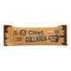 45g bar of Chief Collagen Protein Bar in Choc Peanut Butter flavour containing 9g of collagen and 14g of protein. Packaged in a brown wrapper.