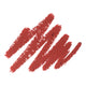 Swatch of lipstick crayon in the shade 'Wild', a brick red colour.