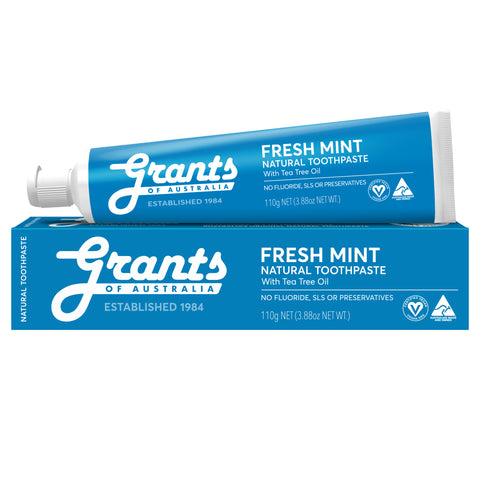 Fresh Mint Natural Toothpaste - Fluoride Free