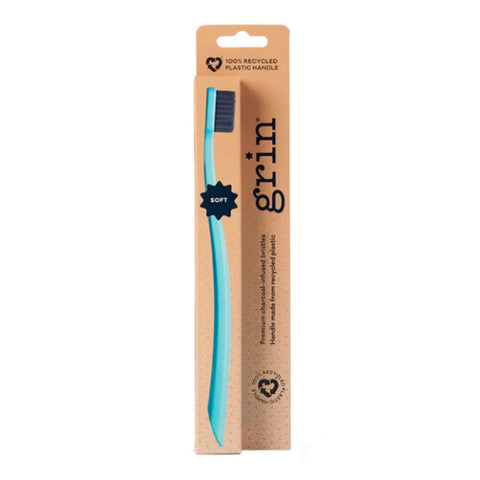 100% Recycled Charcoal-Infused Toothbrush - Soft