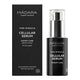 Madara Time Miracle Cellular Serum, a clinically proven, high-performance concentrate that delivers intensive anti-ageing care, improving the appearance of tired, mature, and demanding skin. Packaged in a black plastic bottle with a pump.