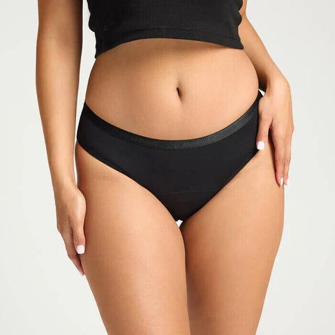 Classic Bikini Heavy Overnight - Black