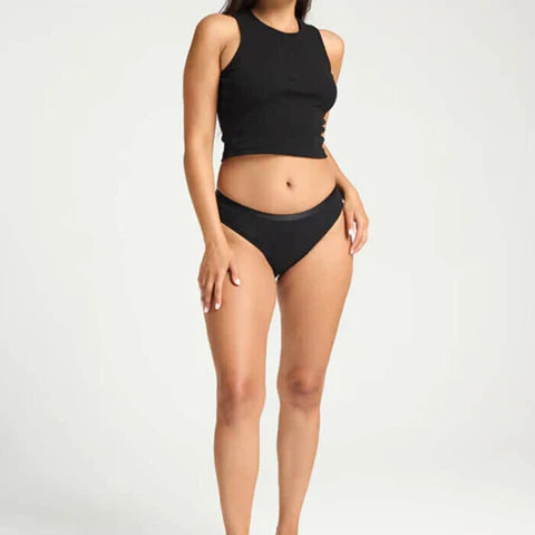 Classic Bikini Heavy Overnight - Black