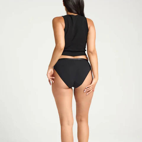 Classic Bikini Heavy Overnight - Black