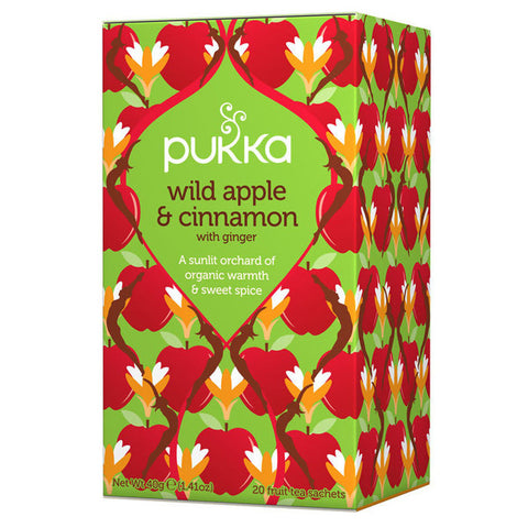 Pukka Herbs Pukka Tea - Wild Apple and Cinnamon 20 Sachets