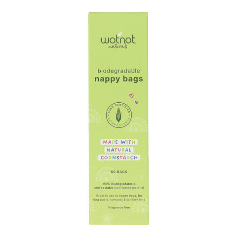 Wotnot Biodegradable Nappy Bags 50 Pack