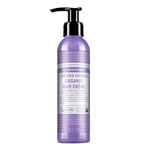 Dr Bronner's Organic Hair Creme - Lavender Coconut 177ml