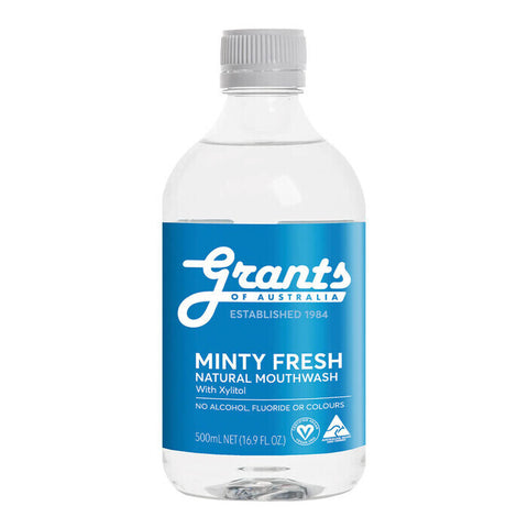 Grants Minty Fresh Natural Mouthwash 500ml