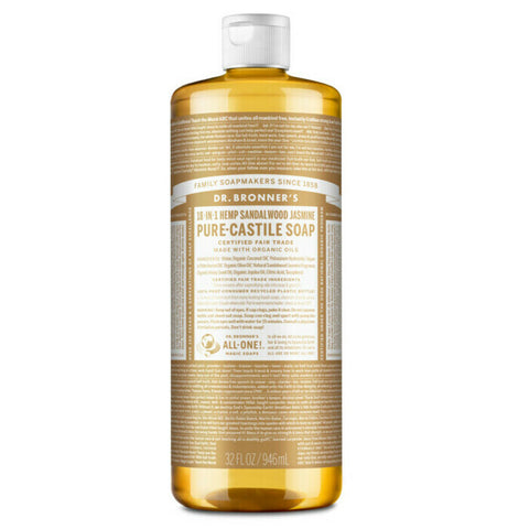 Dr Bronner's 18-In-1 Pure-Castile Soap - Sandalwood & Jasmine 946m