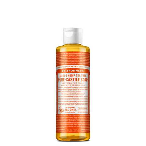 Dr Bronner's 18-In-1 Pure-Castile Soap - Tea Tree 237ml