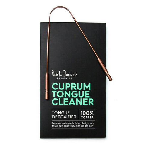 Black Chicken Remedies Cuprum Tongue Cleaner - Copper Tongue Scraper 1 unit