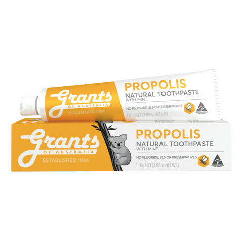 Grants Propolis Natural Toothpaste - Fluoride Free 110g