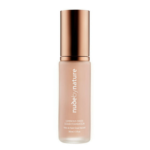 Nude By Nature Luminous Sheer Liquid Foundation 1Rose