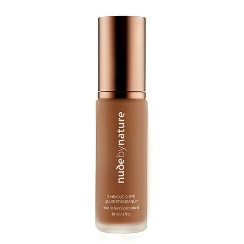 Nude By Nature Luminous Sheer Liquid Foundation C3 Cafe (Dark) 30ml