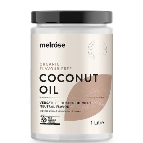 Melrose Organic Flavour Free coconut oil 1L