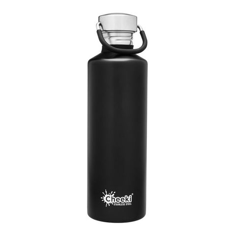 Single Wall Classic Bottle Matte Black 750ml