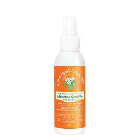 Lemon Myrtle Tropical Strength Mozzie Repellent 125ml