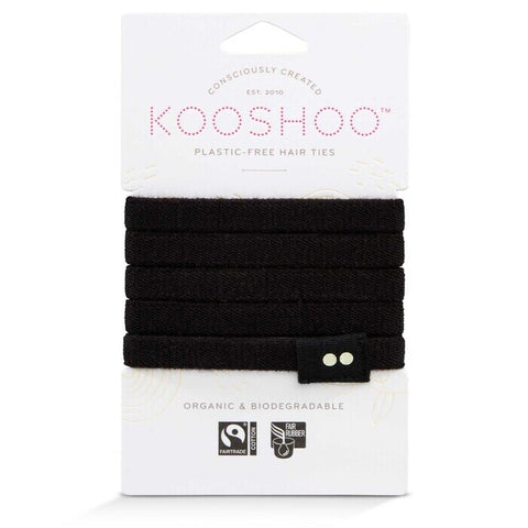 Kooshoo Hair Ties - Black 55g