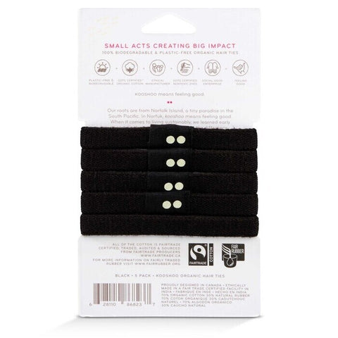 Kooshoo Hair Ties - Black