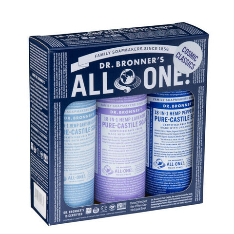 Dr Bronner's Cosmic Classics Pack 3 x 237ml