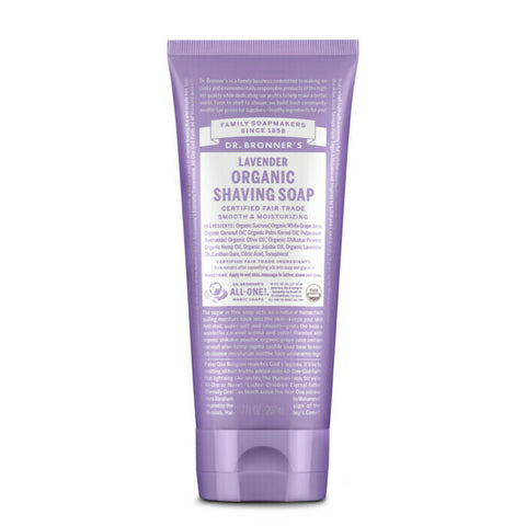 Dr Bronner's Organic Shaving Soap - Lavender Lavender 207ml