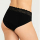 Modibodi Sensual Hi Waist Bikini Heavy-Overnight Black