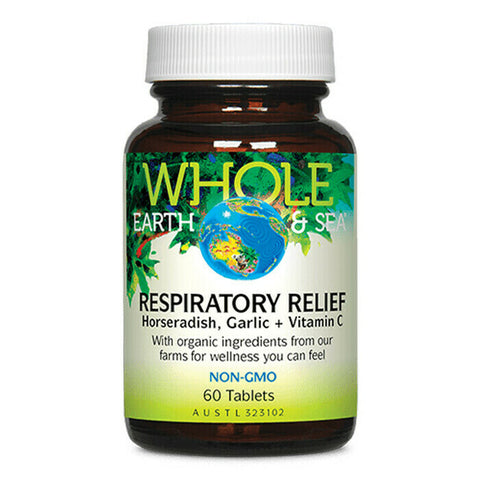 Whole Earth and Sea Respiratory Relief Tab 60 Tablets