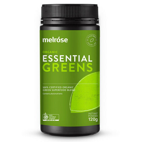 Melrose Organic Essential Greens Powder 120g