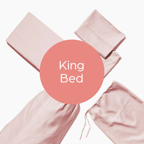 Life Basics by Nourished Life Eco Bamboo Sheet Pink King