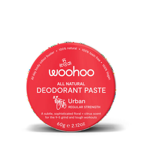 Woohoo! All Natural Deodorant Paste Tin - Urban Urban 60g