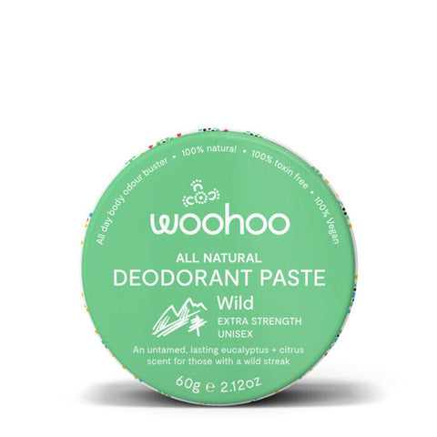 Woohoo! All Natural Deodorant Paste Tin - Wild Wild 60g