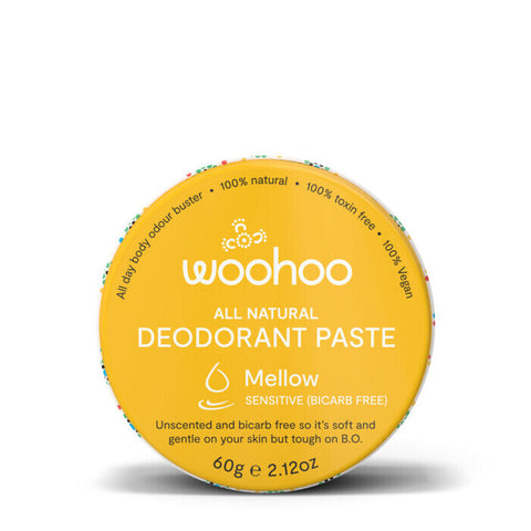 Woohoo! All Natural Deodorant Paste Tin - Mellow Mellow 60g