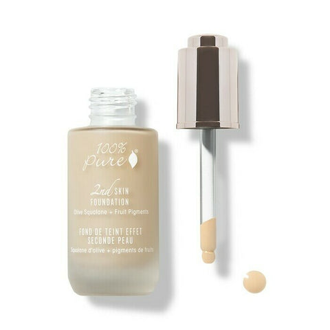 100% Pure Cosmetics 100% Pure 2nd Skin Foundation Shade 1 35ml