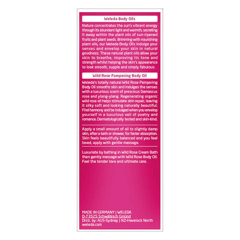 Weleda Harmonising Body Oil - Wild Rose