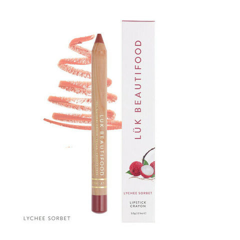 Luk Beautifood Lipstick Crayon Lychee Sorbet 3g