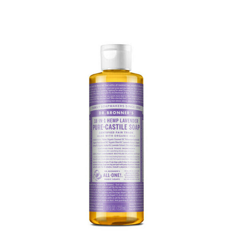 Dr Bronner's 18-In-1 Pure-Castile Soap - Lavender 237ml