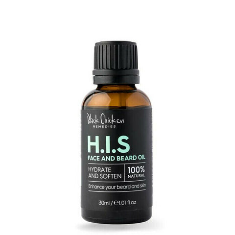 Black Chicken Remedies H.I.S Face and Beard Oil 30ml