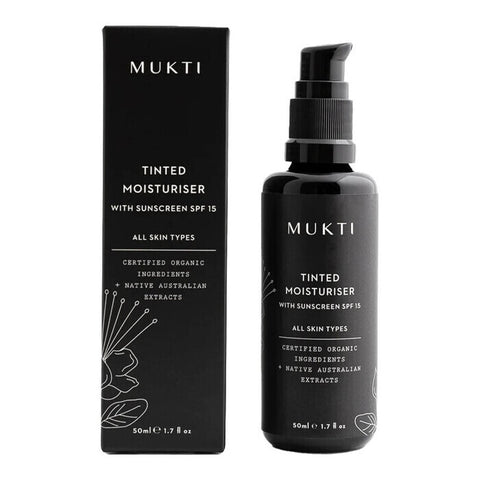 MUKTI Tinted Moisturiser with Sunscreen SPF15 50ml