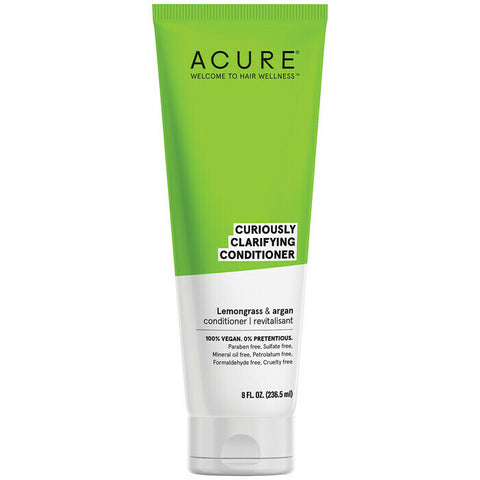 Acure Organics Curiously Clarifying Conditioner - Lemongrass & Argan 236.5ml