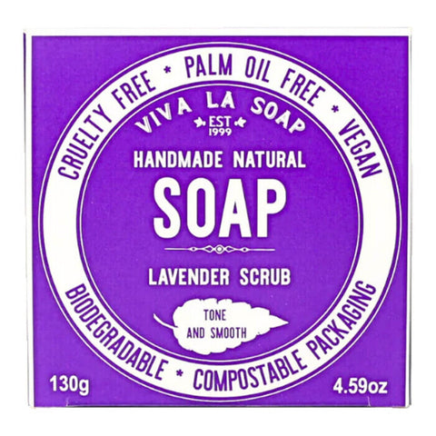 Viva La Body Tone & Smooth Soap - Lavender Scrub 130g