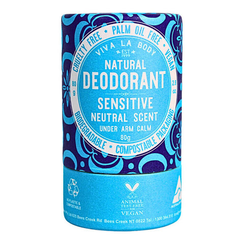 Viva La Body Natural Deodorant - Sensitive Neutral Scent 80g