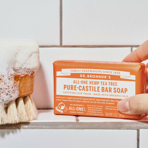 Dr Bronner's Pure-Castile Bar Soap - Tea Tree