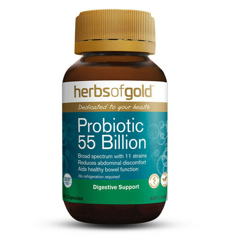 Herbs of Gold Probiotic 55 Billion 60 Capsules