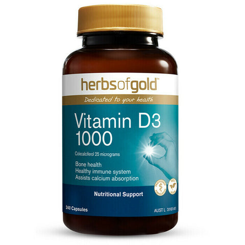 Herbs of Gold Vitamin D3 1000