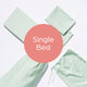 Eco Bamboo Sheet & Pillow Set - Sage Green Single