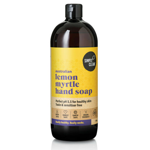 Simply Clean Lemon Myrtle Hand Soap 1L