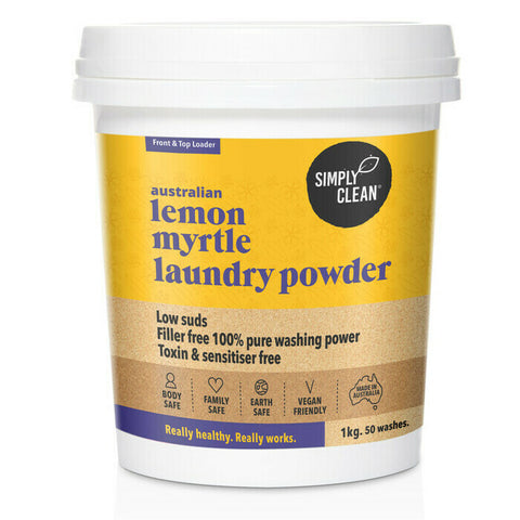 Simply Clean Lemon Myrtle Laundry Powder 1KG